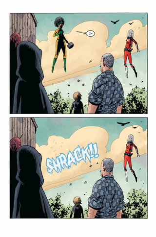 Illustration for article titled Dark Horse’s tragic superheroes return in this Black Hammer: Age Of Doom exclusive